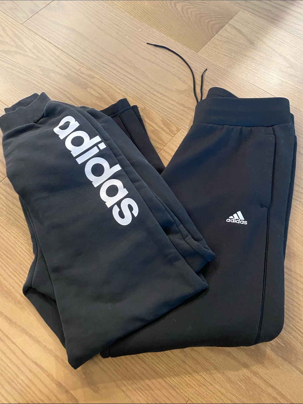 adidas Black Logo Track Joggers